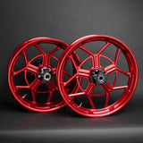 BMC featuring Arlen Ness Speed 5 Forged Wheels, Red