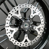 BMC featuring Arlen Ness 14" Spider Brake Rotor, Black