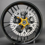 BMC featuring Arlen Ness 14" Spider Brake Rotor, Gold