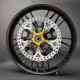 BMC featuring Arlen Ness 14" Spider Brake Rotor, Gold