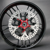 BMC featuring Arlen Ness 14" Spider Brake Rotor, Red