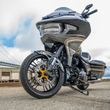 BMC featuring Arlen Ness Spider Brake Rotor, Gold