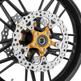 BMC featuring Arlen Ness Spider Brake Rotor, Gold