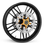 BMC featuring Arlen Ness Spider Brake Rotor, Gold
