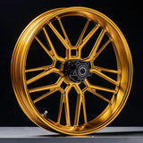 BMC featuring Arlen Ness Split Spoke Forged Wheels, Gold