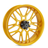BMC featuring Arlen Ness Split Spoke Forged Wheels, Gold