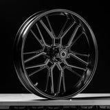 BMC featuring Arlen Ness Split Spoke Forged Wheels, Black