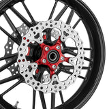 BMC featuring Arlen Ness Spider Brake Rotor, Red