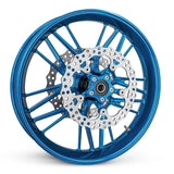 BMC featuring Arlen Ness Blue Spider Brake Rotor Adapter for Ness Wheels, 24-up FLT