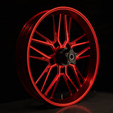 BMC featuring Arlen Ness Split Spoke Forged Wheels, Red