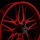 BMC featuring Arlen Ness Split Spoke Forged Wheels, Red