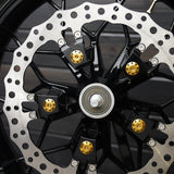 BMC featuring Arlen Ness Titanium Floating Rotor Bolts, FLT Touring / Gold
