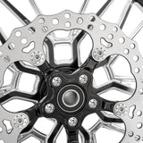 BMC featuring Arlen Ness Titanium Floating Rotor Bolts, FLT Touring / Polished