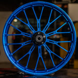 BMC featuring Arlen Ness Y-Spoke Forged Wheels, Blue