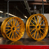 BMC featuring Arlen Ness Y-Spoke Forged Wheels, Gold