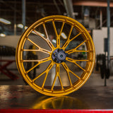BMC featuring Arlen Ness Y-Spoke Forged Wheels, Gold