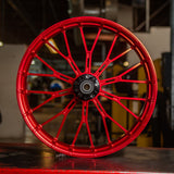 BMC featuring Arlen Ness Y-Spoke Forged Wheels, Red